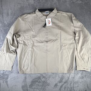 Fahrenheit Jacket Men's 3X Bomber Tan Khaki Full Zip Lightweight‎ New
